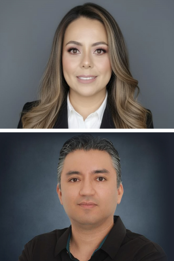 Esteban Gómez <br>y Cynthia González